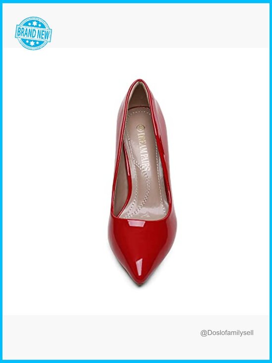 BURUDANI Women High Stiletto Heels Pointed Toe Dress Pumps Wedding Work Office 3 Inch